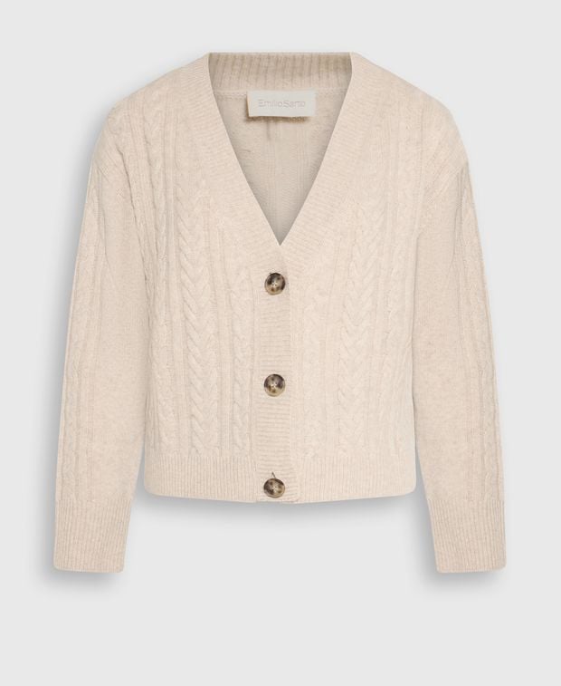 Woll-Strickjacke
