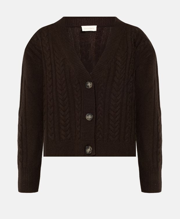 Woll-Strickjacke