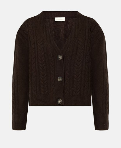 Woll-Strickjacke
