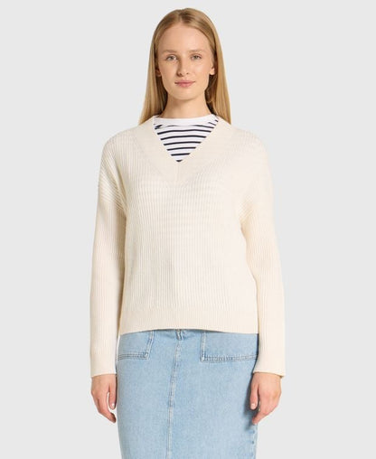Wollpullover mit Kaschmiranteil