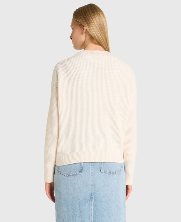Wollpullover mit Kaschmiranteil