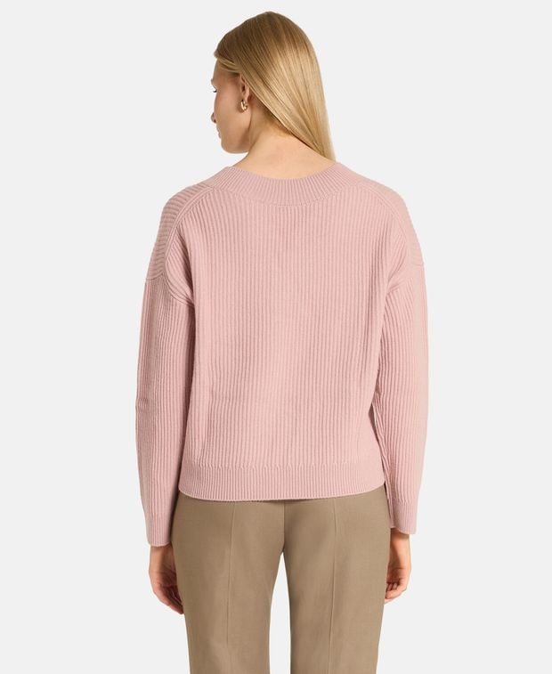 Wollpullover mit Kaschmiranteil