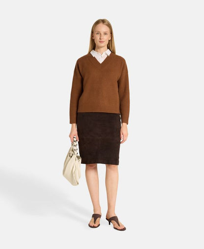 Wollpullover mit Kaschmiranteil
