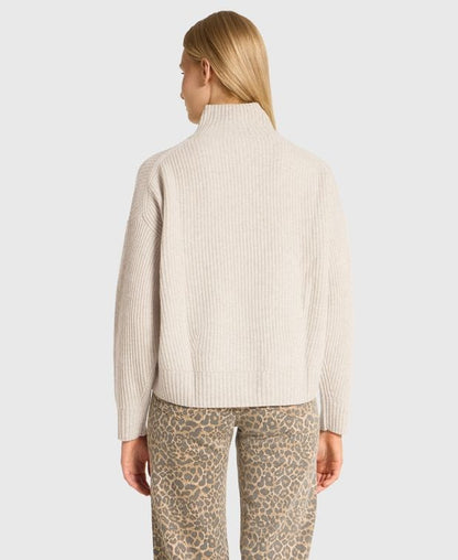 Wollpullover mit Kaschmiranteil