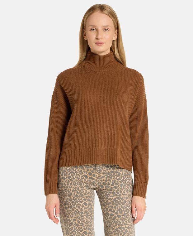 Wollpullover mit Kaschmiranteil
