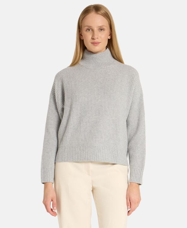 Wollpullover mit Kaschmiranteil