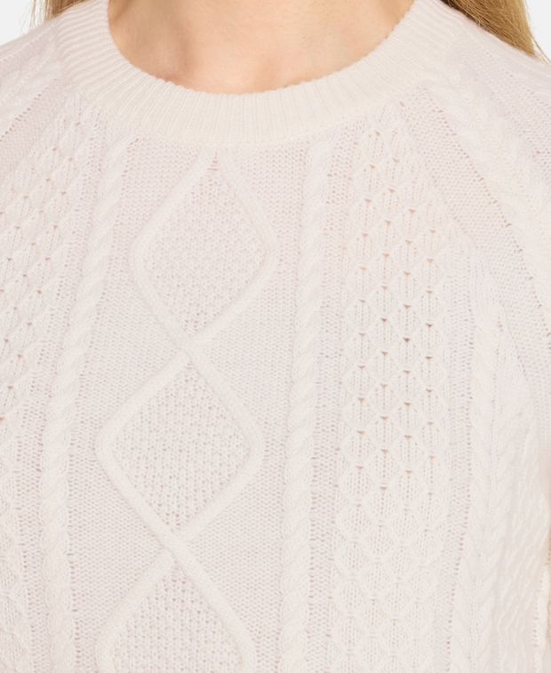 Wollpullover mit Kaschmiranteil