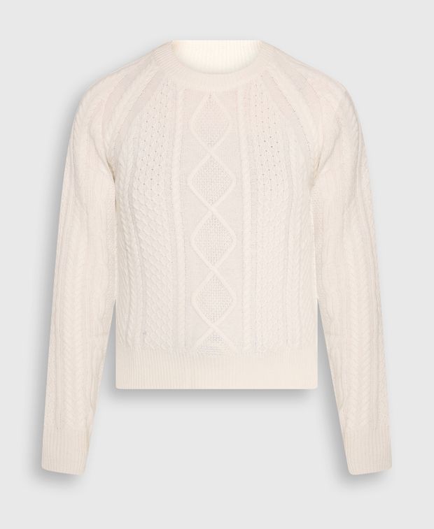 Wollpullover mit Kaschmiranteil