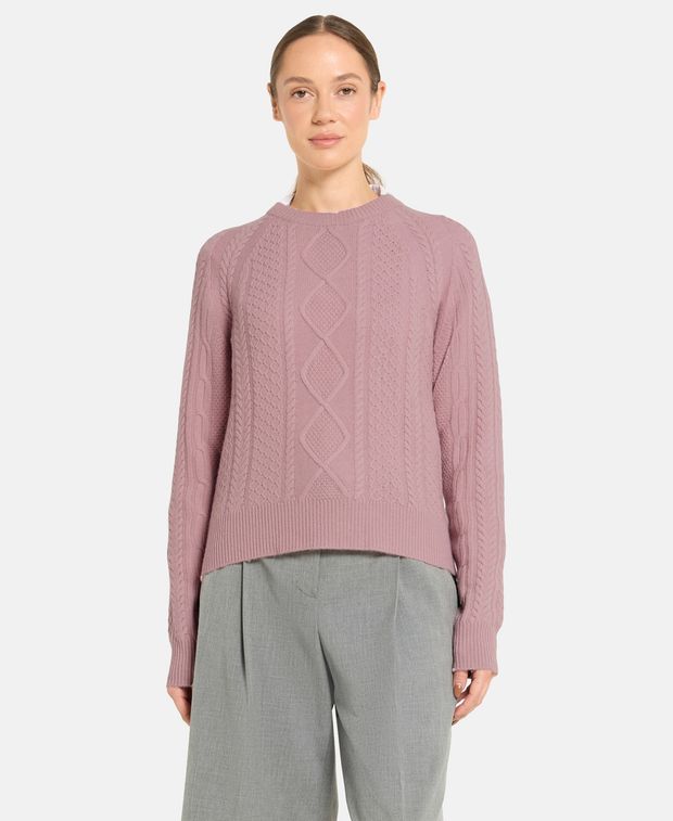 Wollpullover mit Kaschmiranteil