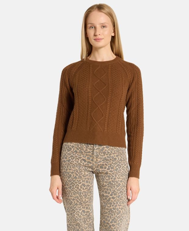 Wollpullover mit Kaschmiranteil