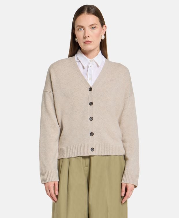 Woll-Strickjacke