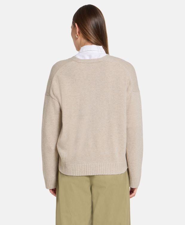 Woll-Strickjacke