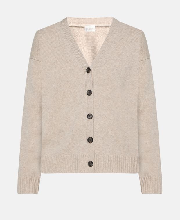 Woll-Strickjacke