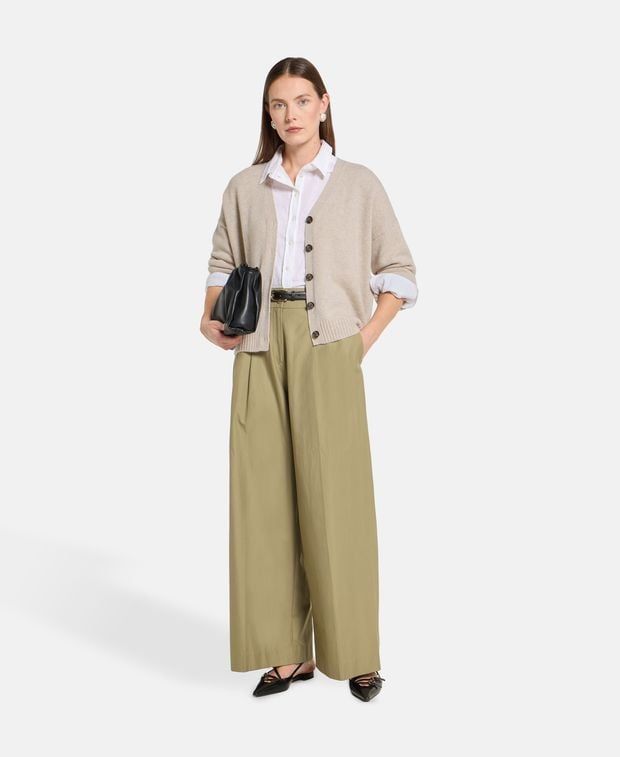 Woll-Strickjacke