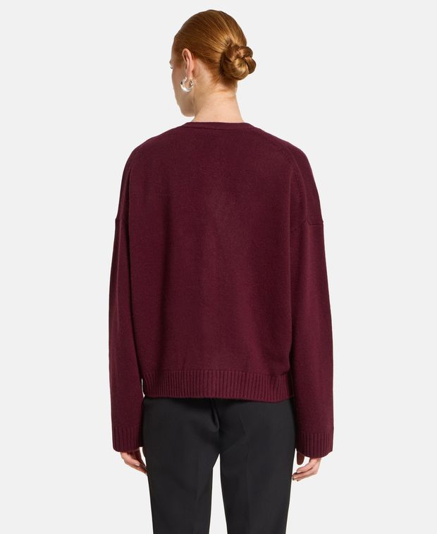 Woll-Cardigan mit Kaschmiranteil