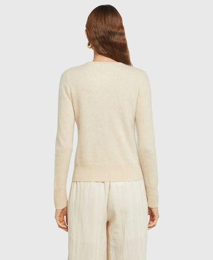 Wollpullover mit Kaschmiranteil