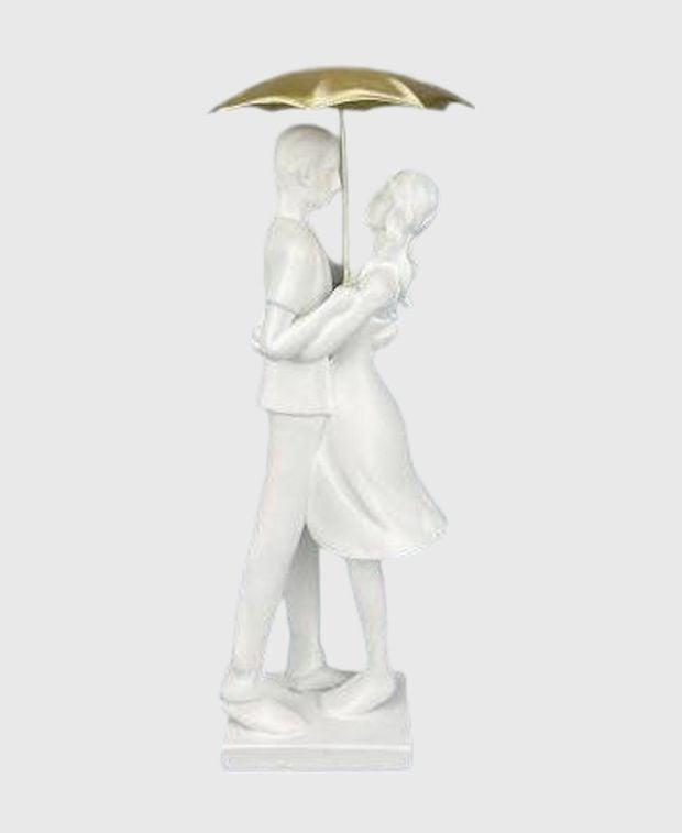 Dekofigur Boy&Girl Under The Umbrella