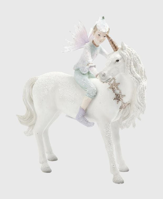Dekofigur Fairy With Unicorn