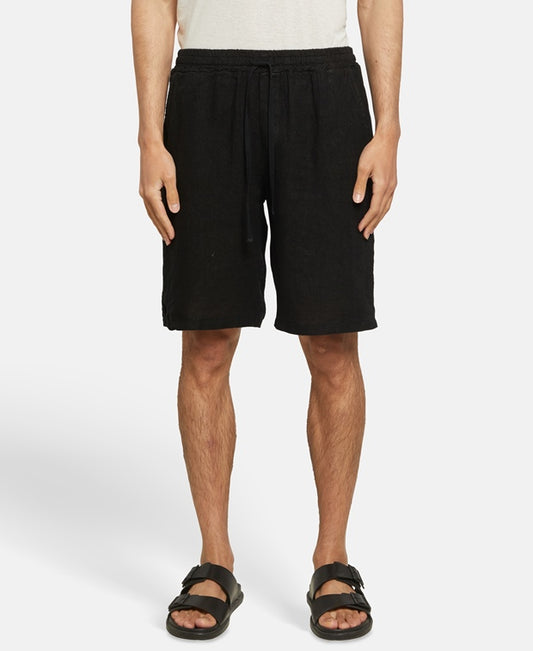 Leinen-Bermudas