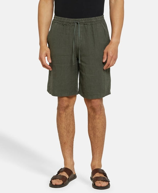 Leinen-Bermudas