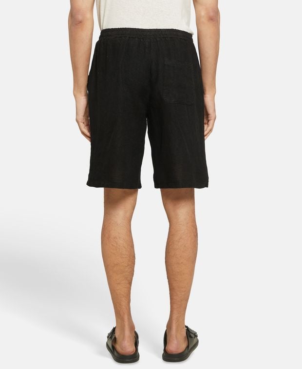 Leinen-Bermudas