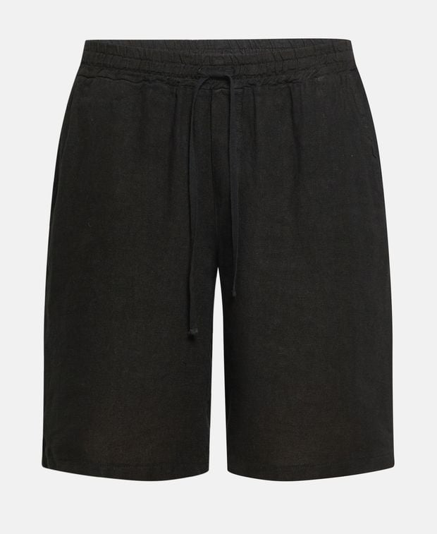 Leinen-Bermudas