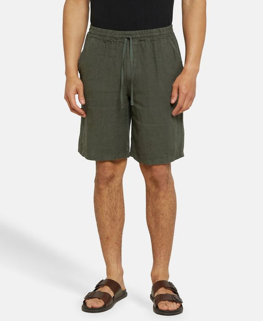 Leinen-Bermudas