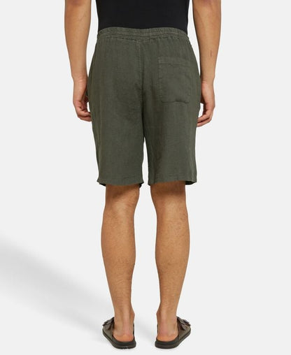 Leinen-Bermudas