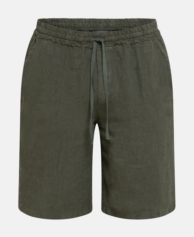 Leinen-Bermudas