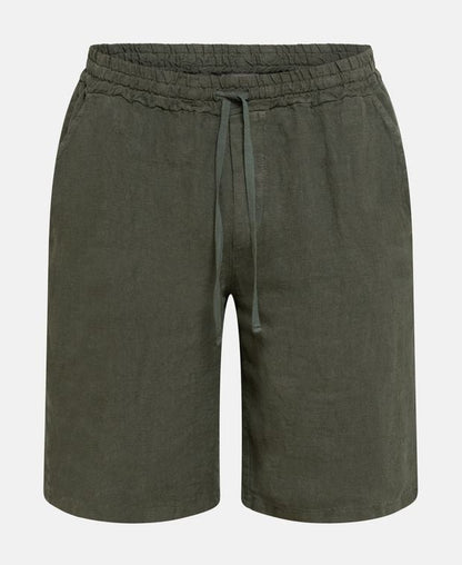 Leinen-Bermudas