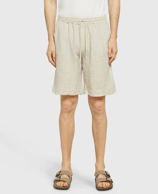 Leinen-Bermudas