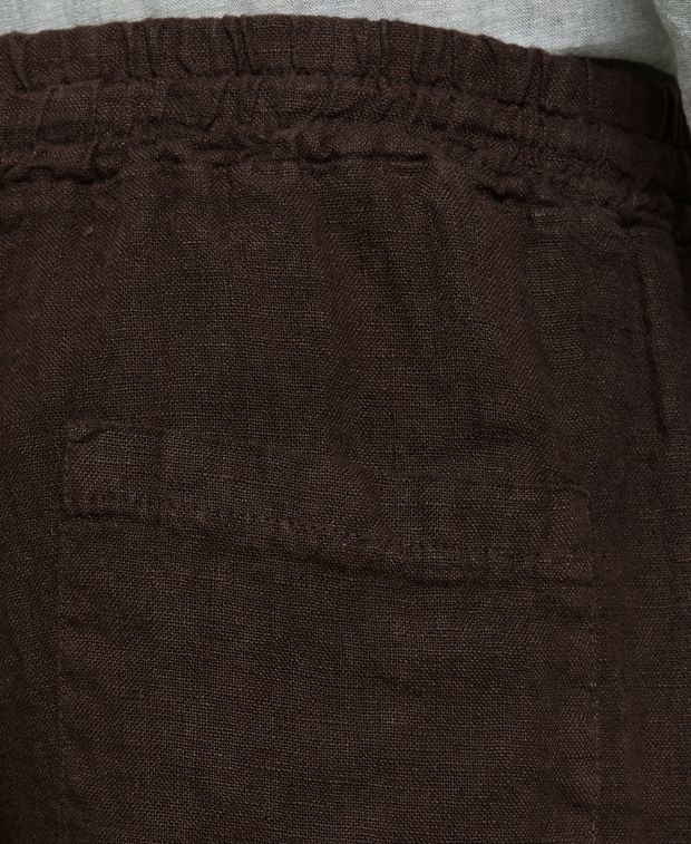 Leinen-Bermudas