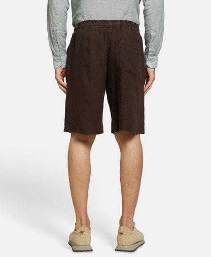 Leinen-Bermudas