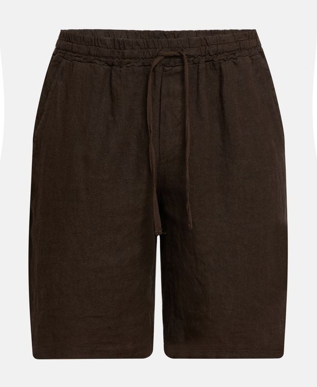Leinen-Bermudas