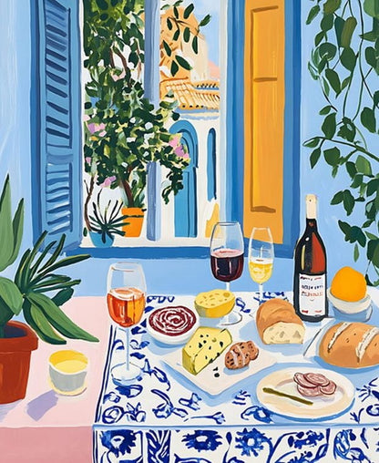 Gerahmter Kunstdruck