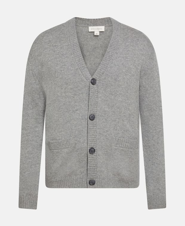 Woll-Strickjacke