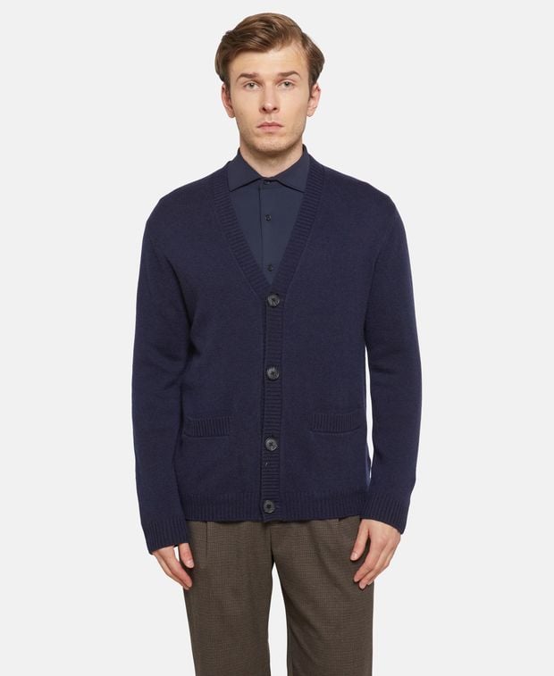 Woll-Strickjacke