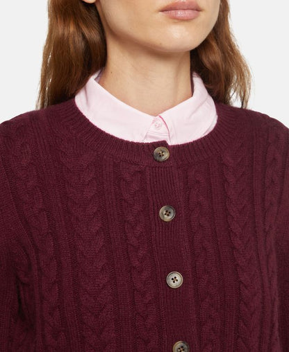 Woll-Strickjacke