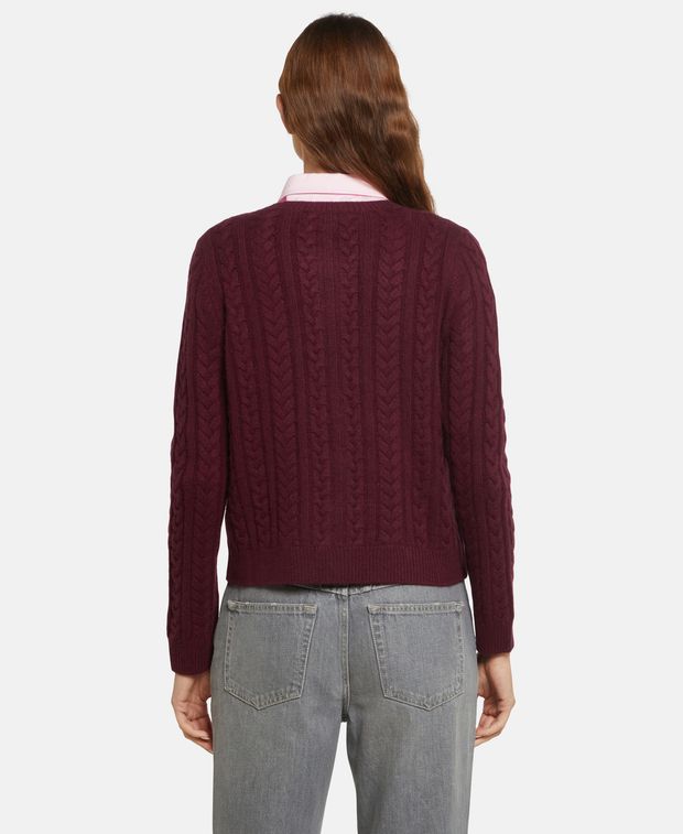 Woll-Strickjacke