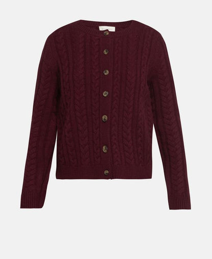 Woll-Strickjacke
