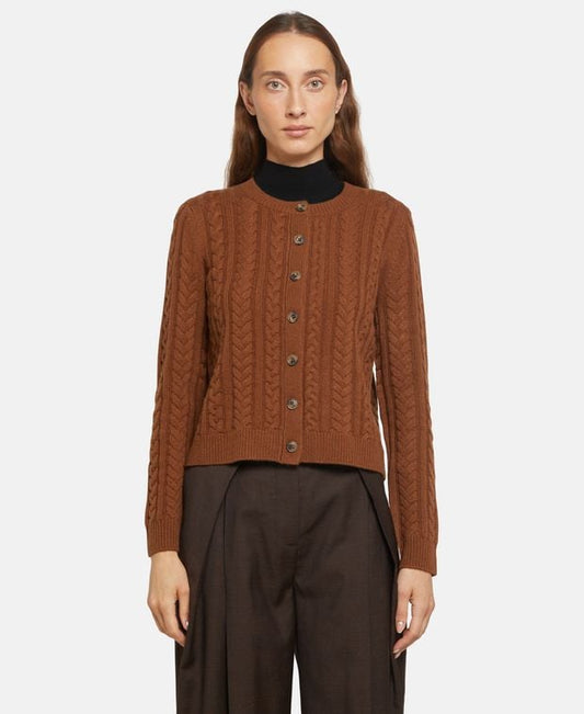 Woll-Strickjacke