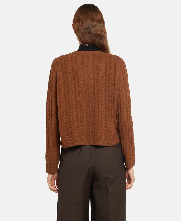 Woll-Strickjacke