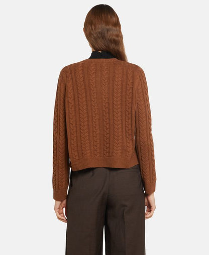 Woll-Strickjacke