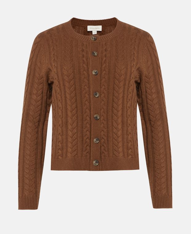 Woll-Strickjacke