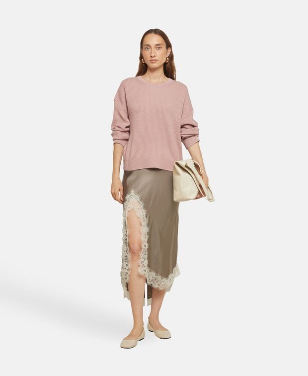 Wollpullover mit Kaschmiranteil
