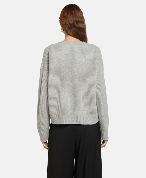 Wollpullover mit Kaschmiranteil