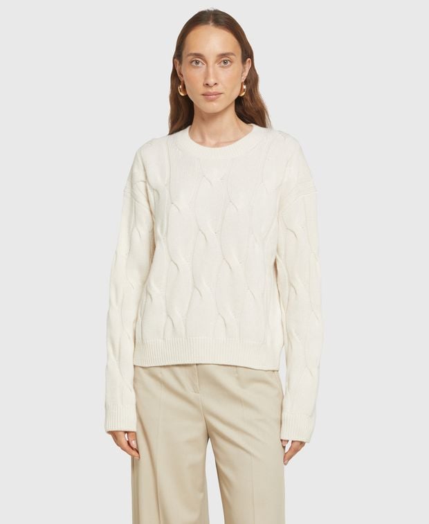 Wollpullover mit Kaschmiranteil