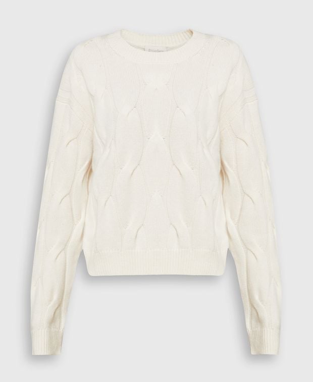 Wollpullover mit Kaschmiranteil