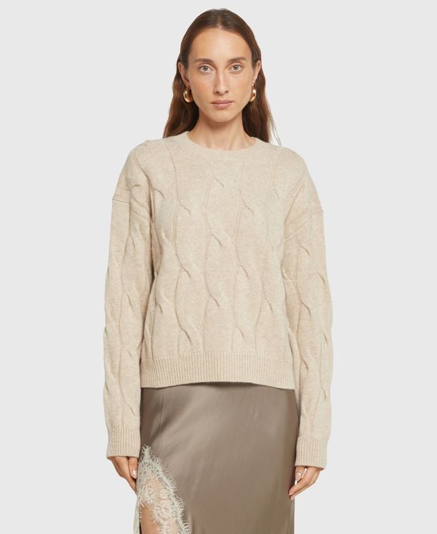Wollpullover mit Kaschmiranteil