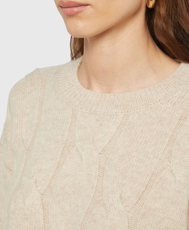 Wollpullover mit Kaschmiranteil